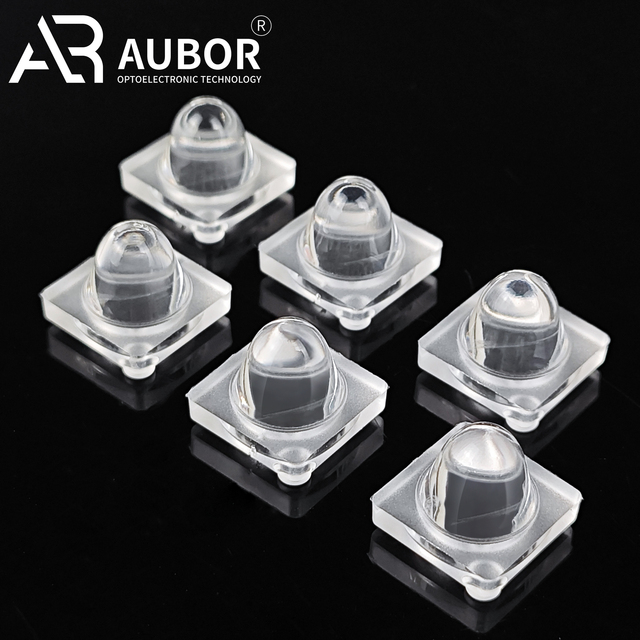 Custom Automotive LED Lighting Optical Lens  Silicone Lens for UV Light