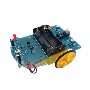 Stem Education Kit de coche de seguimiento inteligente DIY Línea de Siguiendo la tecnología de artesanía electrónica Juegos empaquetados artesanales - Product Image 5