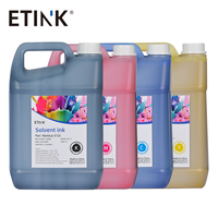 Encre à solvant 5L Konica 512i 30pl à faible odeur, écologique, pour imprimante grand format à base de solvant, pour impression de signalétique extérieure