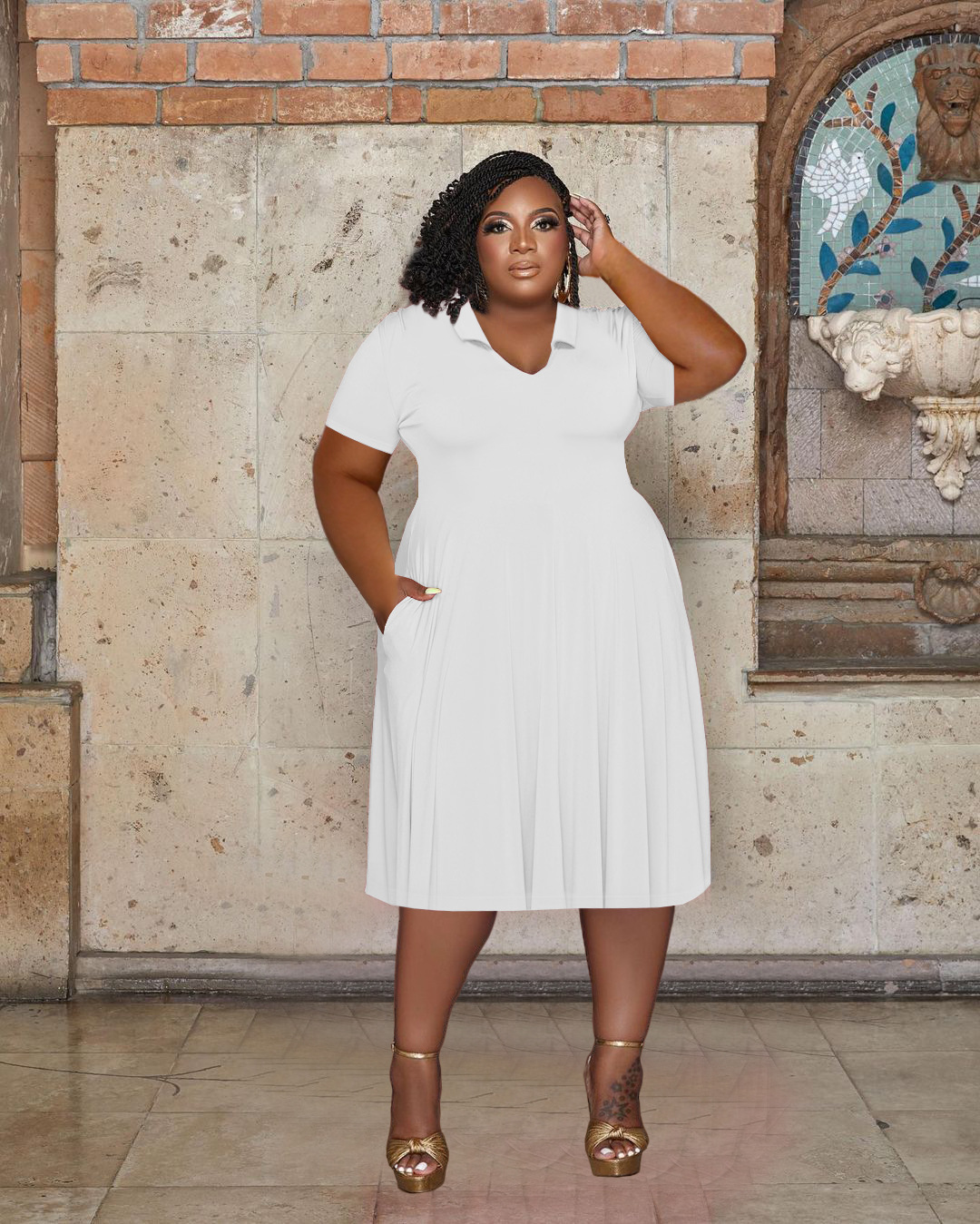 modest plus size casual dresses Plus Size Modest Dresses for Women