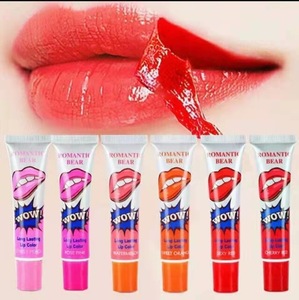 Ours romantique 6 couleurs Peel Off rouge à lèvres magique mat Sexy rouge maquillage longue durée brillant à lèvres beauté <span class=keywords><strong>Wow</strong></span> liquide rouge à lèvres - Product Image 1