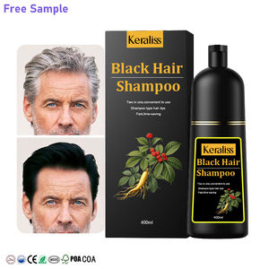 Joynna Shampooing à l'huile d'argan de qualité salon à double pompe Formule de crème pour cheveux noirs permanents Teinture pour cheveux sans peroxyde d'ammoniac - Product Image 1