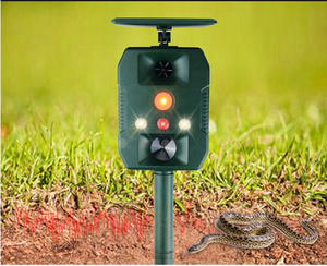 อุปกรณ์ไล่สัตว์แบบอัลตราโซนิกกันน้ำสำหรับกลางแจ้ง รุ่นอัพเกรด สำหรับควบคุมศัตรูพืช ไล่หนู แมว สุนัข งู นก ปกป้องพืชผล - Product Image 5