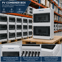 Boîtier de Combinaison Photovoltaïque Monophasé Personnalisé OEM avec Structure de Distribution Intégrée DC&AC, Armoire Étanche IP65 pour Projet Solaire