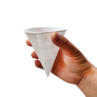 Gobelets en papier blanc jetables Gobelets en papier jetables pour distributeurs d'eau d'aéroport