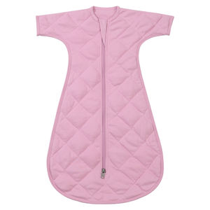 Sacchi a pelo per neonati in cotone gravitazionale di 2025 nuovo arrivo su misura senza maniche con cerniera a due vie - Product Image 4