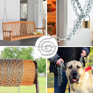 Cadena de eslabones redondos largos/cortos personalizados Cadena de acero inoxidable 316 Ancla de barco marino Cadena de acero inoxidable - Product Image 6