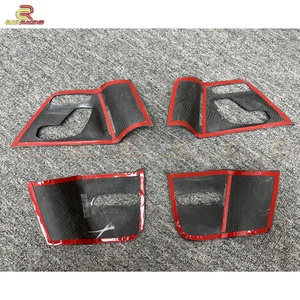 Pegatina de Panel Interior de Puerta de Fibra de Carbono Forjada para Mercedes Benz G Wagon W464 G500 G63 2019-2024, Marco de Panel Interior de Puerta, Piezas de Automóvil - Product Image 6