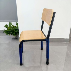 Silla Escolar Infantil con Estructura Metálica Resistente para Estudiantes de Primaria y Secundaria, Color Negro 24-010 - Product Image 2