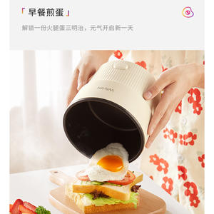 Mini Cocina Eléctrica Nihwa de 2L con Sartén Antiadherente para Preparar Sándwiches de Desayuno con un Solo Toque - Product Image 1