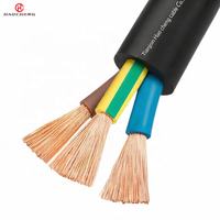 Kabel Pompa Submersible JHS Tahan Air Berlapis Karet Inti Tembaga 450/750V untuk Penggunaan Bawah Air