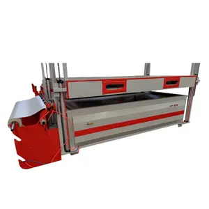 2500mm Pvc Film Door Lamination Cylinder Gas Up-down Press Hot Vacuum Lamanitor Machine for Save Space