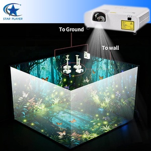 Projecteur holographique 3D interactif 3*36M à capteur laser 30 points tactiles pour restaurant/hôtel, projection immersive et mapping interactif - Product Image 1