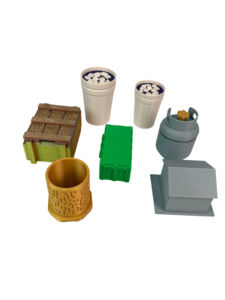 Alta Qualidade Personalizado Forma 3D Impressão Mini Propano Tanques Eco-Friendly Material Recipiente Flores Embalagem com Adesivos - Product Image 2