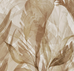 Papel pintado panorámico de plantas, decoración de pared moderna, <span class=keywords><strong>tapiz</strong></span> decorativo <span class=keywords><strong>para</strong></span> dormitorio, sala de estar, paisaje, hojas, plantas naturales - Product Image 4