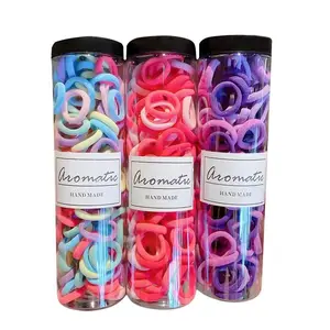 Großhandel 100pcs Kinder Gummiband Nettes Mädchen Nahtloses Haars eil Hohe Elastizität schadet nicht Haar Kinder Haar gummis