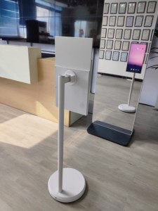 Kiosco publicitario con pantalla LCD vertical de alta calidad de 55 y 85 pulgadas, kiosco LCD con soporte de pie, pantalla tótem, kiosco tótem. - Product Image 3