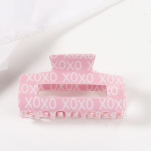 Nuovo arrivo MIAOXIU alfabeto rosa AHC-238 san valentino acetato di plastica 10cm ragazza accessori per capelli dolce e carino - Product Image 6