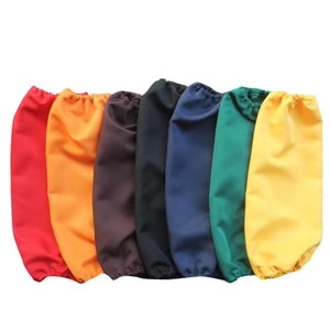 Manchon de travail en polyester de couleur unie manchette de cuisine pour le lavage de la vaisselle jardinage peinture manchons de bras couvre manchette - Product Image 1