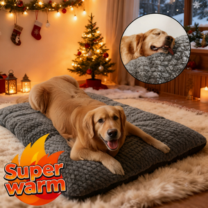 Großhandel Luxuriöse Moderne Ganzjahres-Weiche Polyester-Plüsch Haustierbetten für Hunde und Katzen Quadratisches Design Hypoallergen Umweltfreundlich - Product Image 1