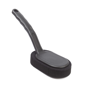 Brosse de polissage pour pneus de voiture, éponge noire, manche remplaçable, outil de nettoyage et de cirage des roues - Product Image 4