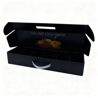 Boîte d'emballage personnalisée réutilisable en carton pour 6 ou 12 canettes de bière, boissons, etc.