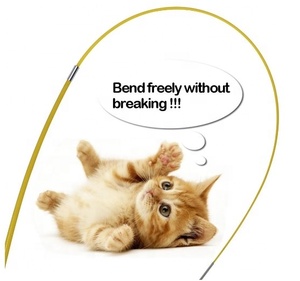 Phong Cách Sang Trọng Đầy Màu Sắc Mèo Lông Bó Bộ Thanh Mở Rộng Cần Câu Thân Thiện Với Môi Tương Tác Mèo Teaser Cây Đũa Thần Đồ Chơi Trung Quốc - Product Image 4