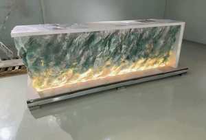 Plateaux de table en résine époxy transparente, comptoirs de bar et îlots de cuisine en résine époxy sur mesure - Product Image 6