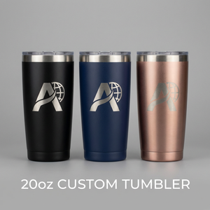 Double Wall Vacuum 20oz Stainless Steel Travel Tumbler <b>with</b> Slider Lid Custom Logo for Coffee Tea and Water - Product Image 3