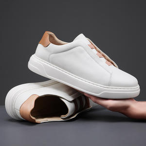 <span class=keywords><strong>Chaussures</strong></span> d'automne pour hommes en cuir véritable R3365, <span class=keywords><strong>chaussures</strong></span> décontractées à enfiler, <span class=keywords><strong>chaussures</strong></span> de ville en cuir de vachette de première qualité, semelle épaisse blanche - Product Image 1