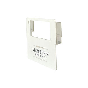 Estante de metal de alta resistencia-Soporte de señal de pasillo superior 3L Gripper Talker Wobbler - Product Image 4