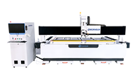 Machine de sablage laser à fibre CNC haute vitesse 120W pour le givrage de miroirs, 300 000 points/min