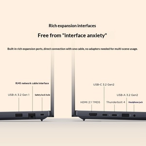 Computadora Portátil ThinkPad <span class=keywords><strong>Lenovo</strong></span> E16 - Oficina, Negocios, Estudiantes, Laptop Ligera - Intel Core 5 220H, RAM DDR5, SSD M.2, Negra - Product Image 6