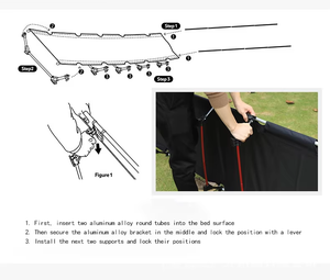 Durable, ligero, cómodo, plegable, barato, estable, <span class=keywords><strong>cuna</strong></span> para acampar - Product Image 6
