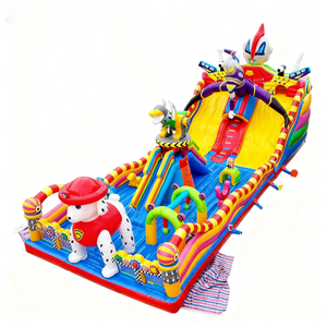 Castillo Inflable <span class=keywords><strong>de</strong></span> PVC para Uso Doméstico, Precio <span class=keywords><strong>de</strong></span> Fábrica Douerfei, Casa <span class=keywords><strong>de</strong></span> Brinco con Tobogán, Combinación Divertida, Uso Comercial para 200 Personas, para Familias - Product Image 3