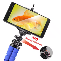 Produit le plus vendu Trépied flexible mini rotatif à 360 degrés Trépied universel en éponge souple pour vidéo Vlog Photographie Support de téléphone