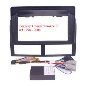 9インチジープグランドチェロキーII WJ 1998-2004カーラジオステレオGPS MP5 Androidプレーヤー2 DinヘッドユニットFasciasパネルフレーム - Product Image 1