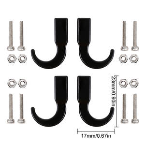 Crochet de remorquage pour remorque en métal, accessoires de voiture RC 1:10 RC chenille TRX4 <span class=keywords><strong>TRX6</strong></span> SCX10 90046 - Product Image 2