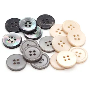 Özel kabuk boynuz dekoratif bluz düğmeleri kot düğmesi fabrika özel oyma Logo plastik çin Custom Made reçine kaplama