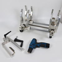 SST-125 de gabarit de suspension de Machine de Fusion de prise portative 63-125mm PE/PP/PVDF/PB soudure de Tube de tuyau en plastique 4 pinces