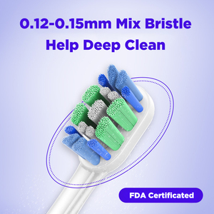 Tête de <span class=keywords><strong>brosse</strong></span> à dents électrique Hx3/6/9 têtes de rechange pour rechargeable IPX7 étanche 4/paquet - Product Image 3