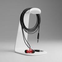 Écouteurs intra-auriculaires jetables économiques avec embouts en PVC, filaires, interface 3,5 mm, 120 cm, pour guides touristiques, musées et visites de la ville