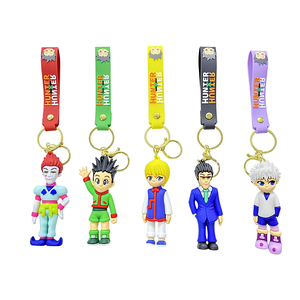 Custom Cartoon <b>Anime</b> PVC Rubber Durable Eco-Friendly <b>Keychain</b> Popular Character Pendant Car Decoration Made by Vietnamese Brand - Product Image 1
