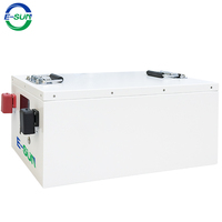 Baterai LiFePO4 Surya ESUN 24V 100ah 200ah yang Dapat Diperluas 2.5KWH 5KWH Baterai Lithium Kompatibel Dengan Semua Inverter Utama