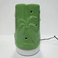 Diffuseur d'huiles essentielles portable en céramique, pierre aromatique, fleur, alimentation USB, ultrasonique, capacité 51-100 ml, humidistat, garantie 1 an