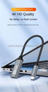 High-Definition 4K 4K30Hz Type-C HDTV Male-Female Foil Extension PVC <b>Cable</b> for Home Theater & Computer - Product Image 5