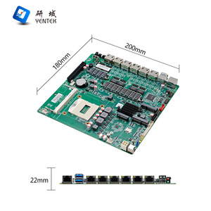 เมนบอร์ด Yentek K430E Mini ITX ชิปเซ็ต HM86 PGA946 6 พอร์ตเน็ตเวิร์คเซิร์ฟเวอร์ บอร์ดคอมพิวเตอร์อุตสาหกรรม - Product Image 1