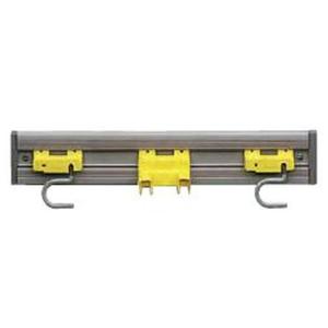 Portautensili da parete grigio con ganci per l'organizzazione di utensili e attrezzi da cucina - Product Image 1