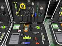 Kit de testeur FTTH de type APT SC, outils de raccordement de fibres optiques pour réseau 5G, pour les tests de raccordement de fibres optiques