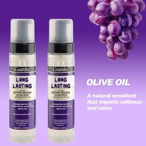 <span class=keywords><strong>Mousse</strong></span> à l'huile d'<span class=keywords><strong>olive</strong></span> de marque personnalisée <span class=keywords><strong>mousse</strong></span> à tenue forte et longue durée pour les cheveux marque privée parfumée coiffage bouclés <span class=keywords><strong>perruque</strong></span> <span class=keywords><strong>mousse</strong></span> tressée - Product Image 3